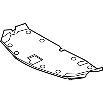 Lexus 53289-78011 Cover, Radiator Support Opening