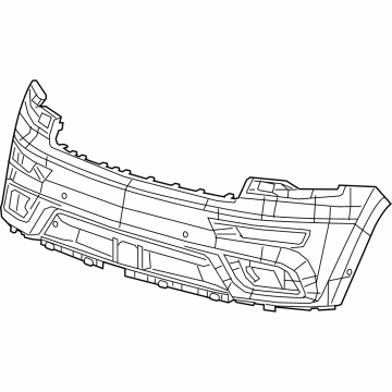 Mopar 68334991AA Front Upper Bumper Cover