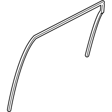 Nissan 82330-1KA1A Glass Run-Rear Door Window RH