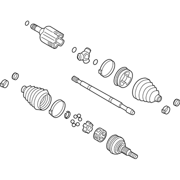 GM 19256586 Front Wheel Drive Shaft Assembly