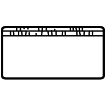 Lexus 74551-53030 Plate, Rear Seat Protector Caution