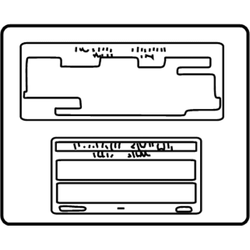 Lexus 42661-53060 Label, Tire Pressure Information