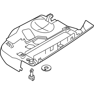 BMW 51-45-6-998-519 PASSENGER'S FOOTWELL TRIM PA
