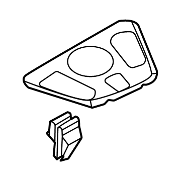 BMW 51-45-6-805-541 COVER, CENTER SPEAKER