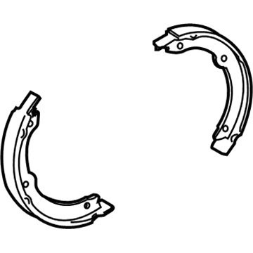 Lexus 46530-34010 Shoe Assembly, Parking Brake