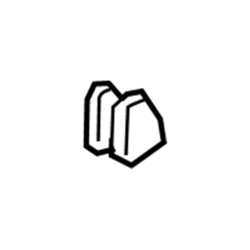 Honda 91507-SL9-003 Clip, Wire Harness (110MM) (7MM Hole) (Green)