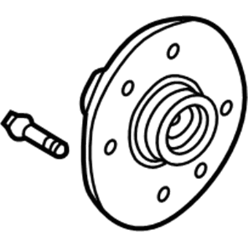 Acura 44600-SDA-A10 Hub Assembly, Front