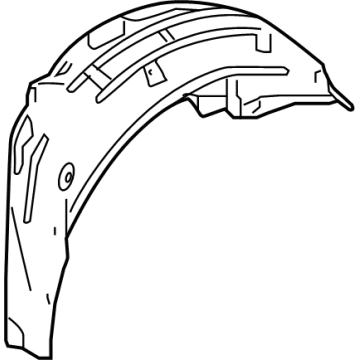 Toyota 65637-12100 LINER, RR WHEEL HOUS