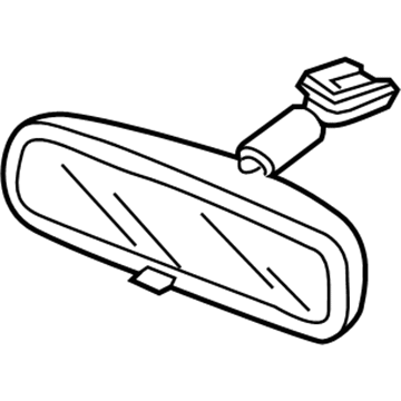 Honda 76400-S84-A01 Mirror Assembly, Rearview (Day/Night)