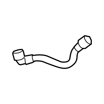 BMW 17-12-8-689-864 HOSE HEATER RETURN