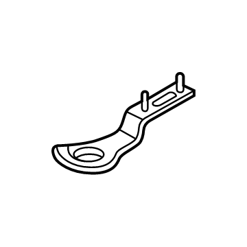 Nissan 51113-9BU0A TOWING HOOK-FRONT, LH