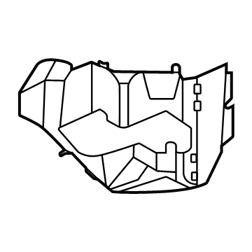 Nissan 62058-9BU0A STIFFENER-FRONT BUMPER SIDE, RH