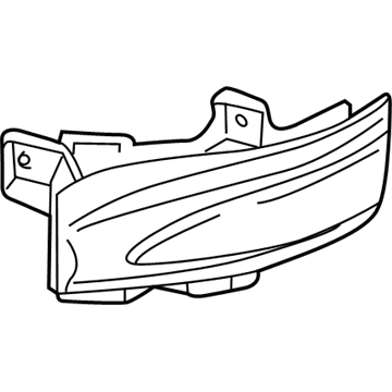Lexus 81740-53020 Lamp Assy, Side Turn Signal, LH