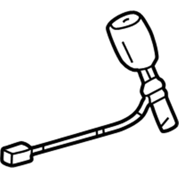 Toyota 73230-48010-C0 Buckle End BLACK