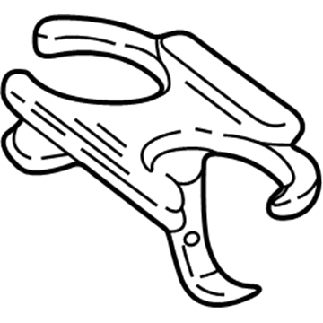 GM 12512230 Holder, Front & Rear Seat Storage Armrest Cup