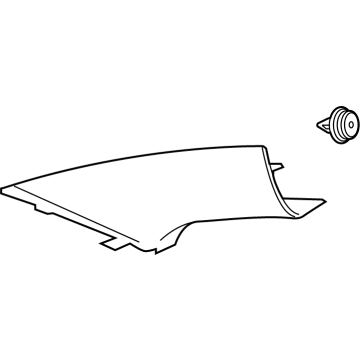 BMW 51-43-9-873-989 LEFT COLUMN A COVER