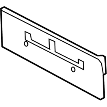 Nissan 96210-5ZW0A Bracket-Licence Plate