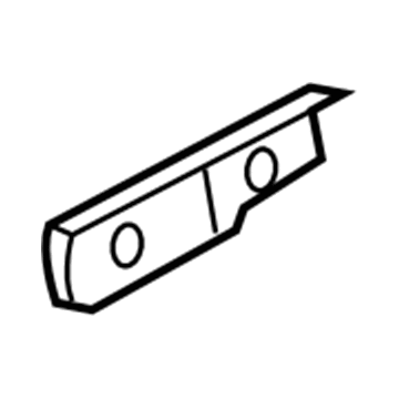 Nissan 62220-1LB0A Bracket-Front Bumper Side, RH