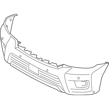 Nissan 62022-5ZW0H Front Bumper Cover