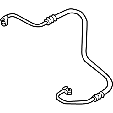 BMW 64-53-6-904-013 Condenser-Dryer Pressure Hose Assy