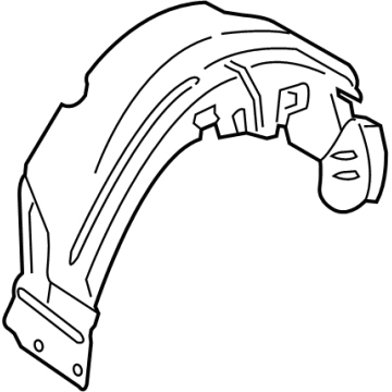 Ford GD9Z-54278B50-B Wheelhouse Liner
