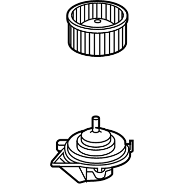 Mopar 5061381AA Motor-Blower With Wheel