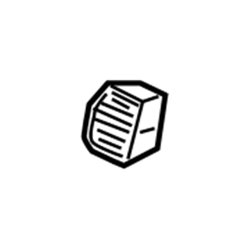 Honda 77636-S6D-E01ZB Case, Side Outlet *NH167L* (GRAPHITE BLACK)