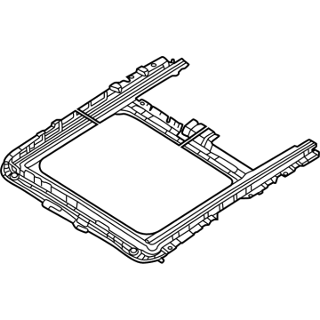 BMW 54-10-8-737-863 SLIDING ROOF FRAME