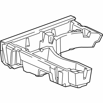 GM 84615194 DIVIDER-R/CMPT FLR STOW COMPT *DARK TITANIU