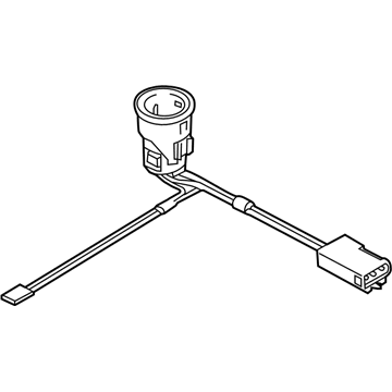 BMW 61-34-9-302-184 Socket, Lighter, With Led