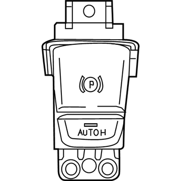 BMW 61-31-5-A40-3D5 SWITCH FOR PARKING BRAKE/AUT