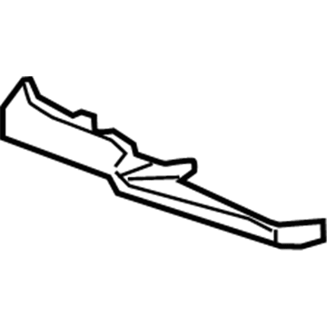 Infiniti 87325-4HA0A Finisher-Cushion, Front Seat RH Lower