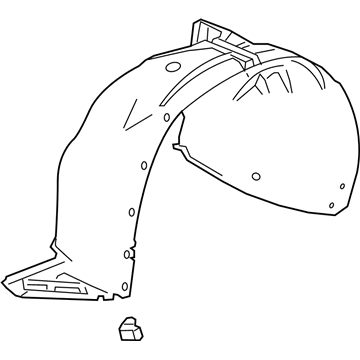 GM 84604307 Fender Liner