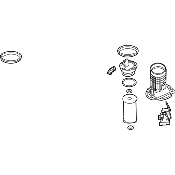 BMW 16-14-6-765-122 Fuel Filter With Fuel Level Sensor