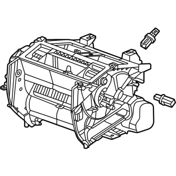 GM 84893143 AC & Heater Case