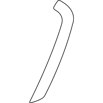 Honda 72427-S2A-013 Film, R. FR. Pillar Exterior