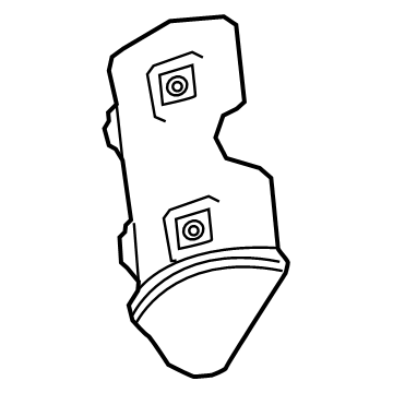 GM 12673190 Converter Shield