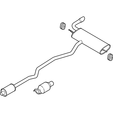 Ford DS7Z-5230-H Muffler
