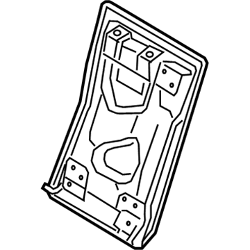 BMW 52-20-7-299-958 Backrest Frame, Right