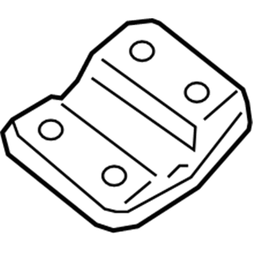Nissan 55054-EZ00A Rear Spring Seat Assembly Lower