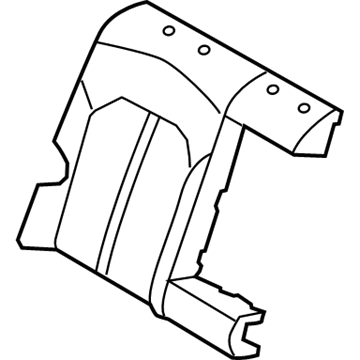 Kia 89470A8510HE4 Rear Seat Back Covering, Right