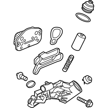 GM 25199751 Cooler Kit-Engine Oil