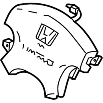 Honda 06770-S84-L30ZA Airbag Assembly (Dark Lapis)