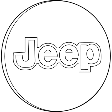 Mopar 5HT59RXFAC Wheel Center Cap