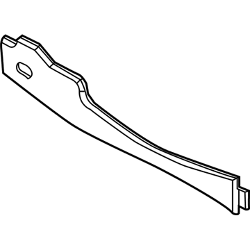 BMW 51-16-8-250-095 Front Left Center Console Trim Panel