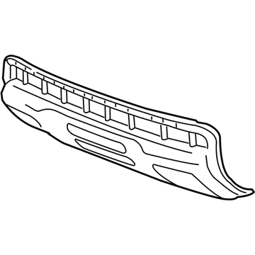 GM 22891734 Plate-Front Bumper Fascia Skid