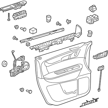 GM 84076521 Door Trim Panel