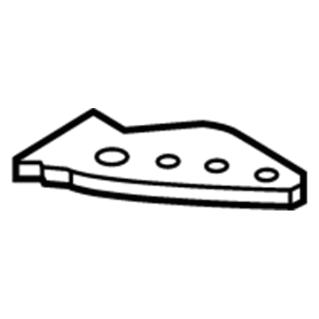 Hyundai 86551-2W000 Bracket-Front Bumper Upper Center Support