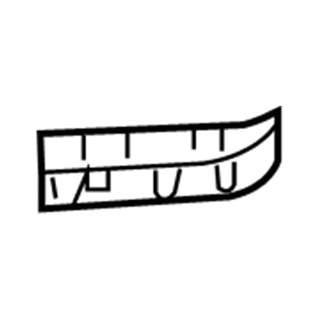 Nissan 62222-6GA0A Bracket-Front Bumper Side, RH