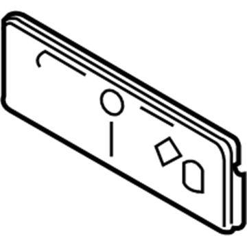 Nissan 96210-6GA0A Bracket-Licence Plate